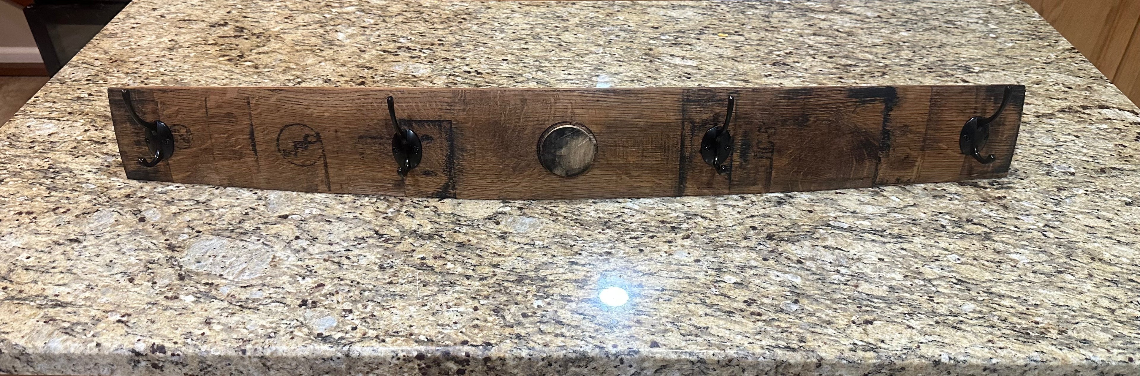 Barrel Stave Hat Rack