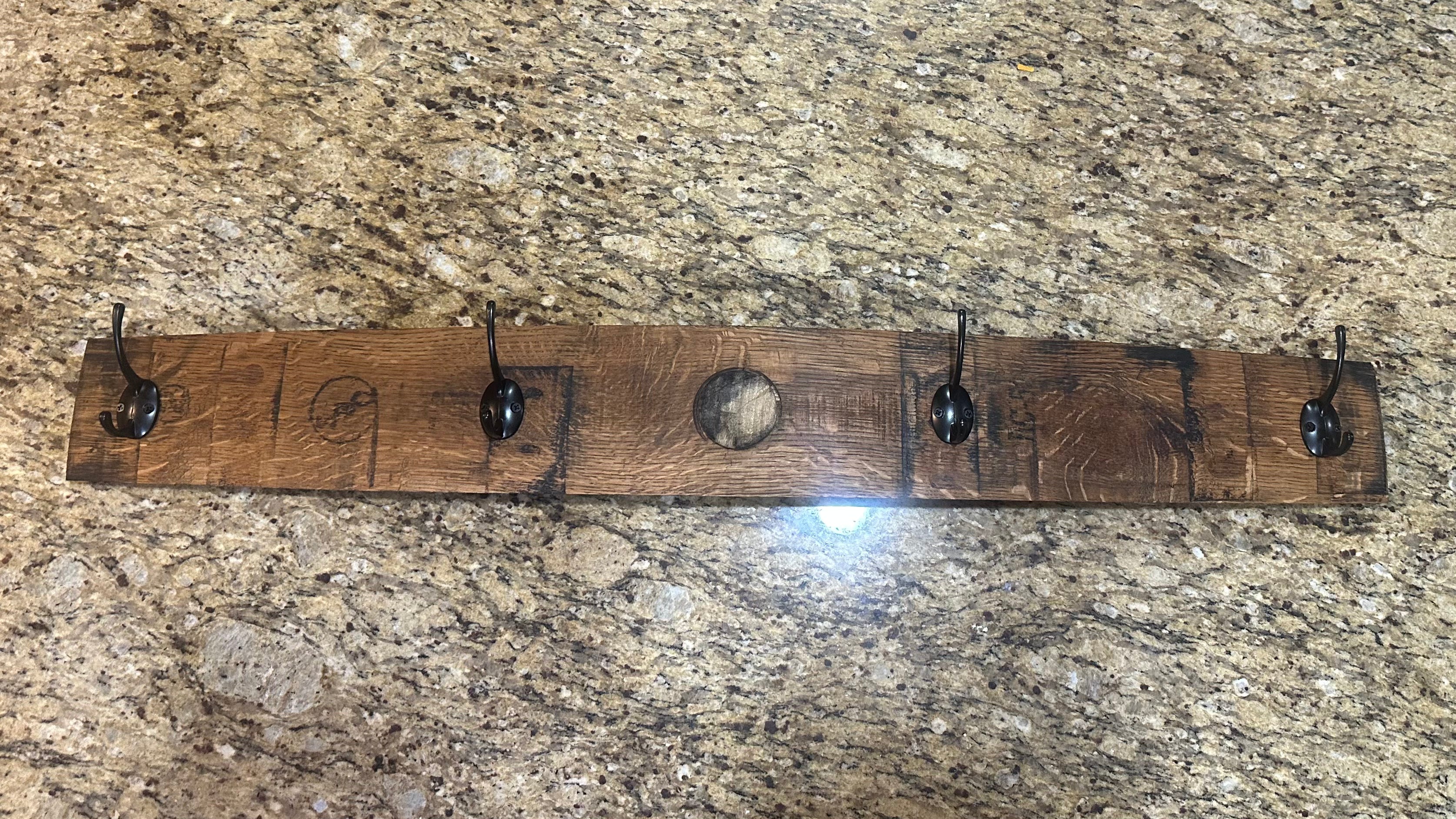 Barrel Stave Hat Rack