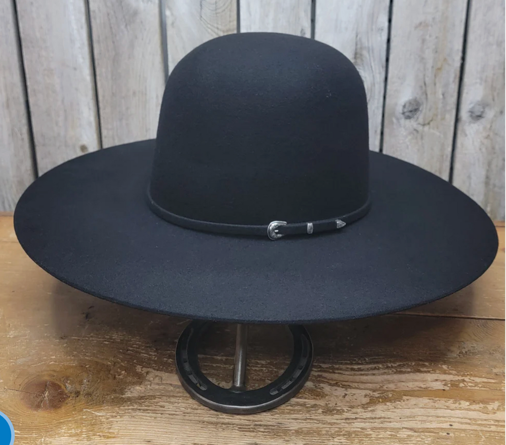 Two Turns 3X Wool 4 1/2" Brim | Black