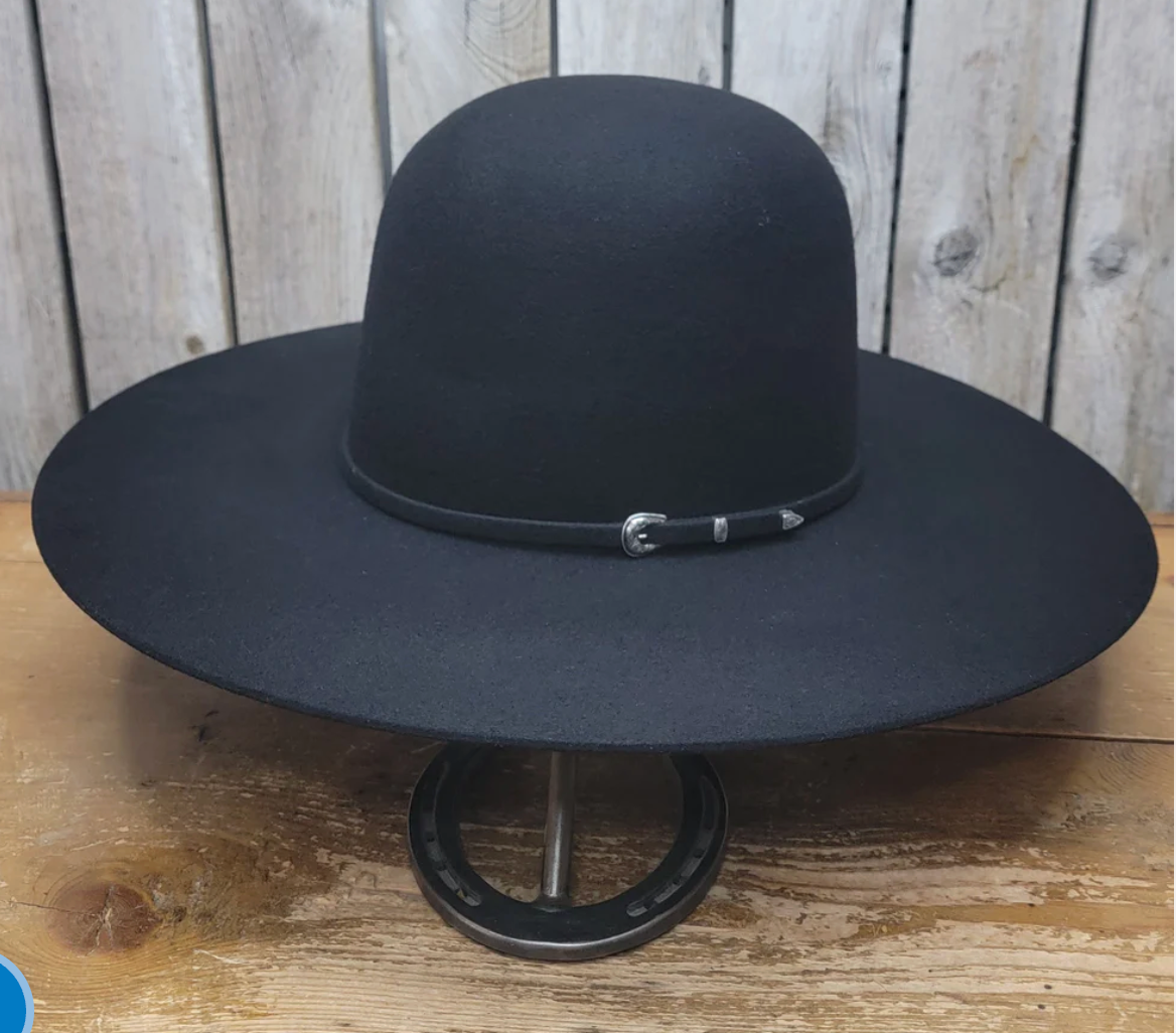 Two Turns 3X Wool 4 1/2" Brim | Black
