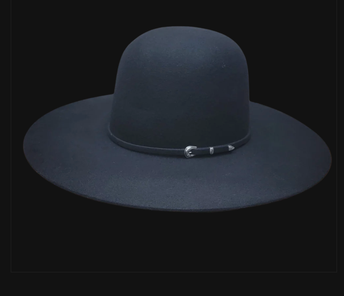 Two Turns 3X Wool 4 1/2" Brim | Black