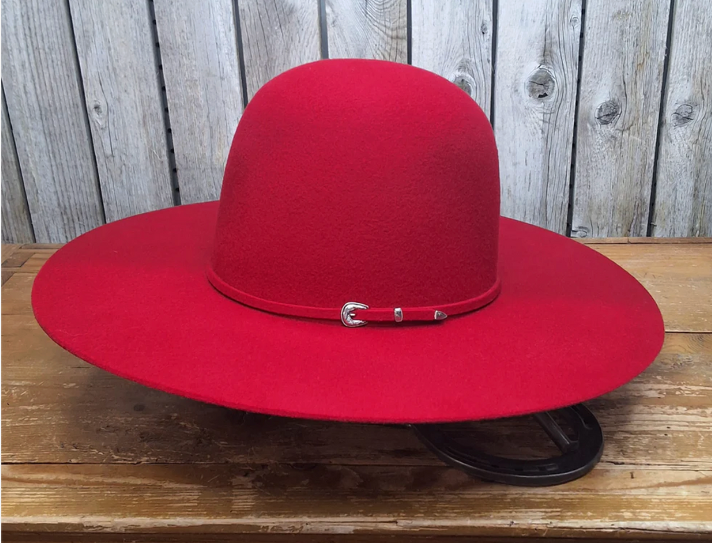 Two Turns 3X Wool 4 1/2" Brim | Red