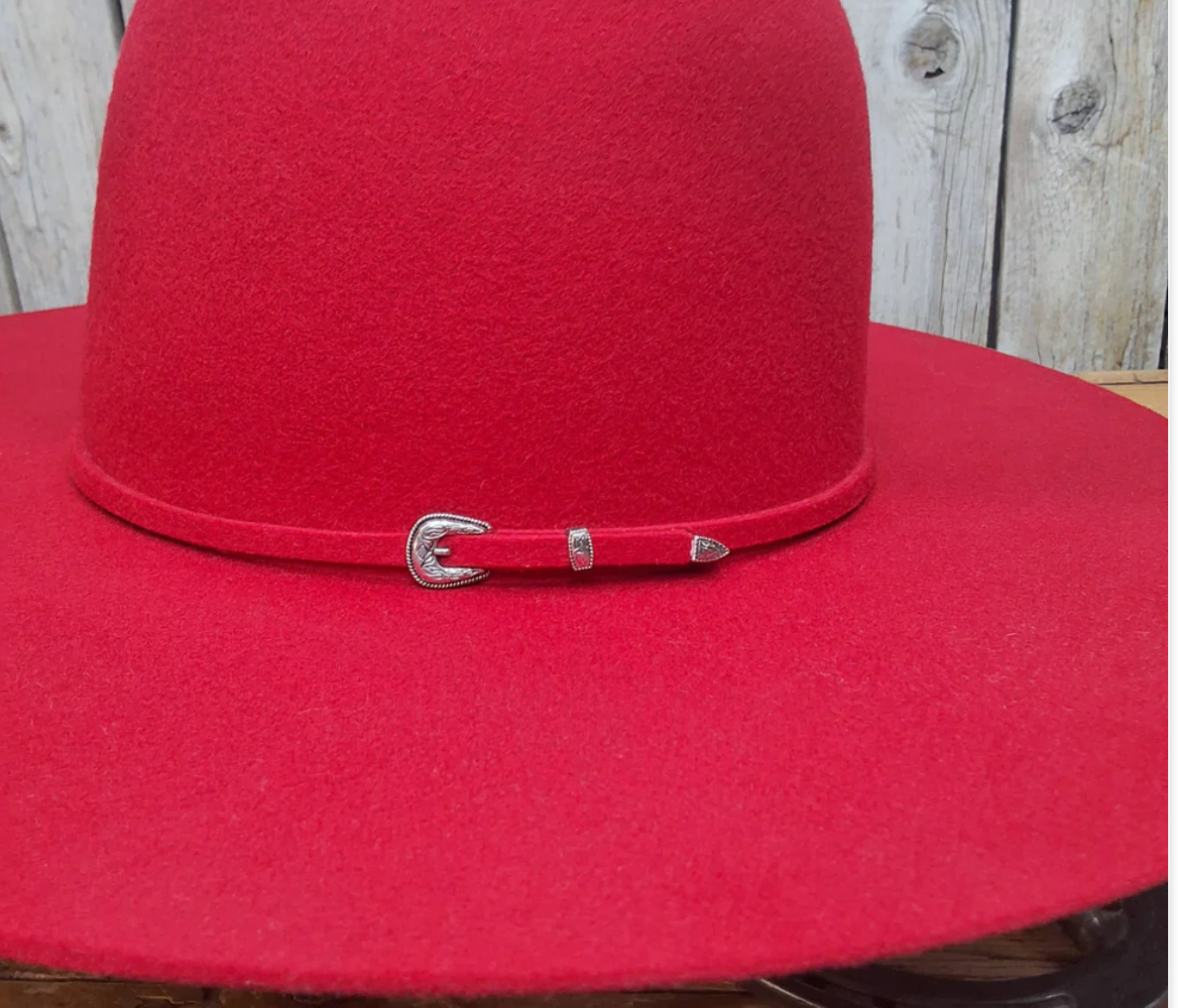 Two Turns 3X Wool 4 1/2" Brim | Red