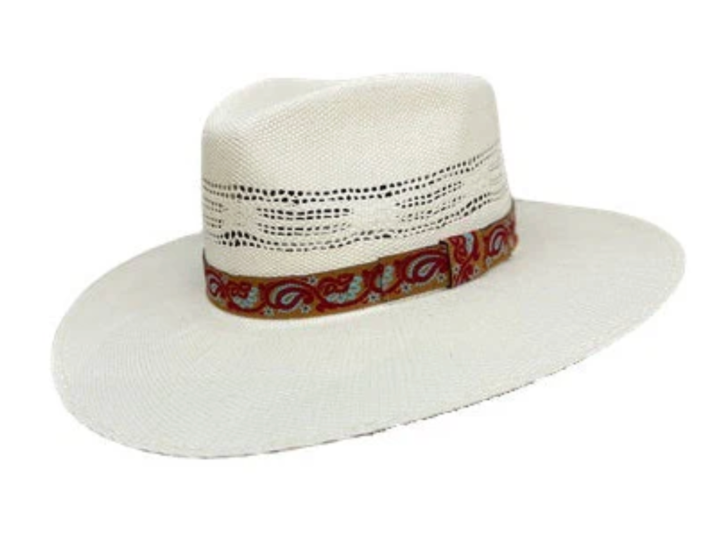 Fedora Straw 3 3/4" Brim | Ivory