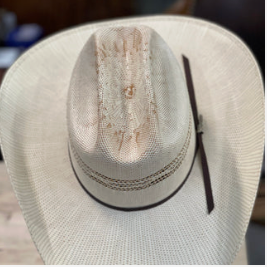 Twister Pre-Shaped Tan Bangora 4 1/4" Brim