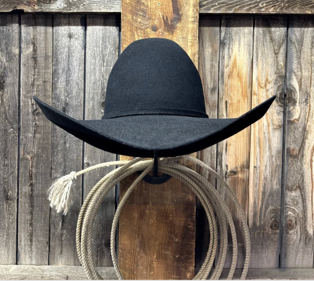 Two Turns 7X 4 1/2" Brim | Black