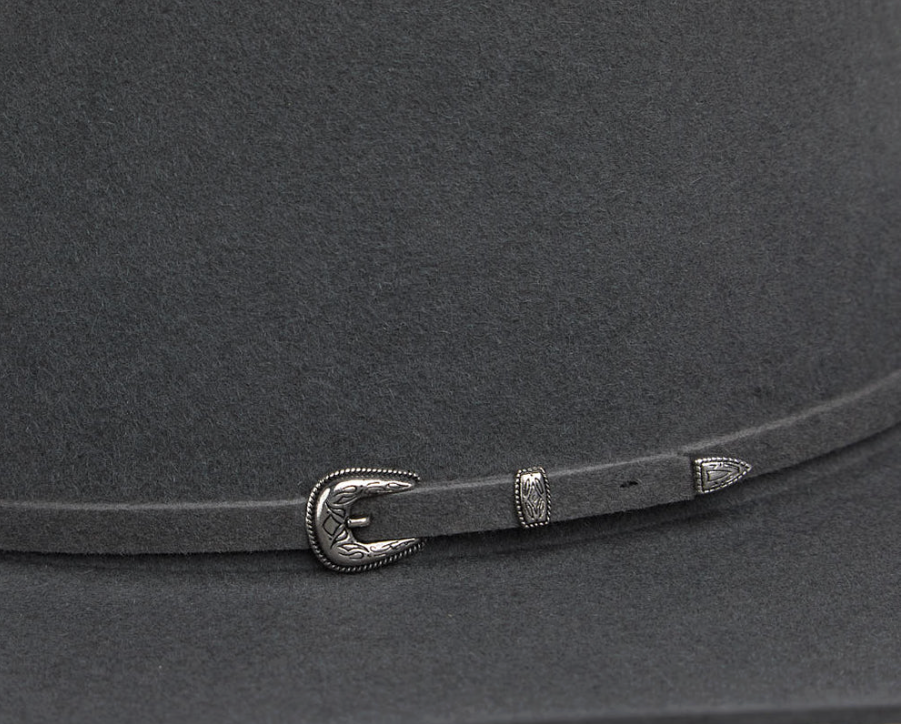 Two Turns 7X 4 1/2" Brim | Slate