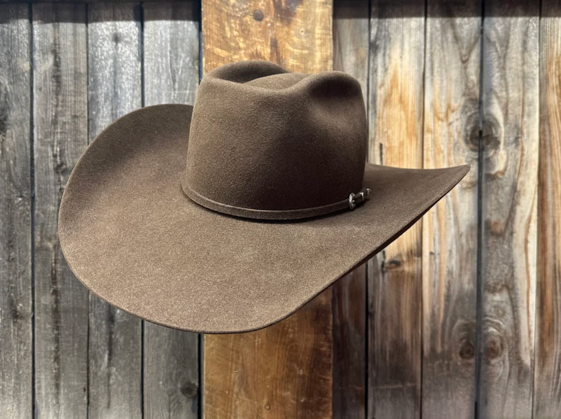 Two Turns 7X 4 1/2" Brim | Whiskey