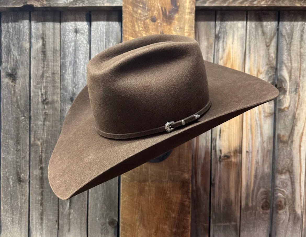 Two Turns 7X 4 1/2" Brim | Whiskey