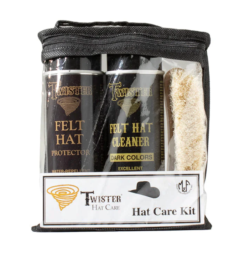 Twister Dark Felt Hat Care Kit