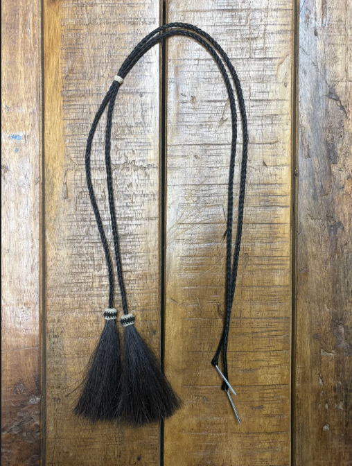 Cotter Pin - Horse hair Braid - Black