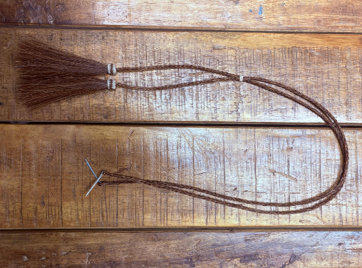 Cotter Pin - Horse Hair Braid - Brown