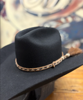 Hat Band - Horsehair with Tassels - Brown/Black/White